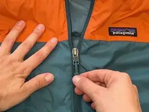 Замена слайдера молнии катушки