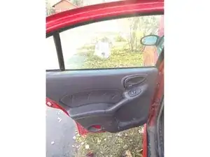 Interior door panel removal