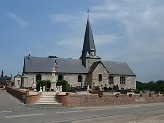 The church in Bourville