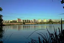 View of Černý Most from Dolní Počernice