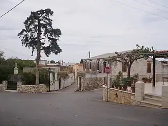 The centre of Skouloufia village