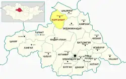 Jargalant District in Arkhangai Province