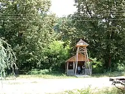 Chapel at the site of Bešenovo Monastery before reconstruction (2003)