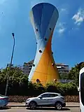 Hyperboloid water tower in Rishon LeZion