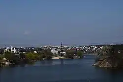 Kriukivshchyna, view from the river.