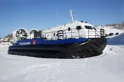 The Russian National Guard hovercraft Siverko-25 in 2018