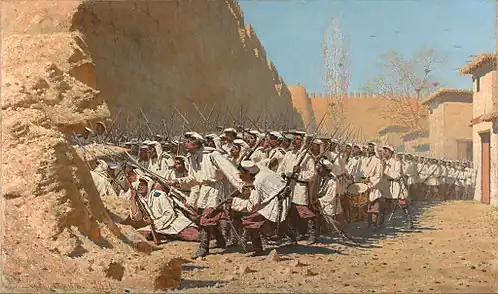 By the Fortress Wall. "Let Them Enter" (1871)