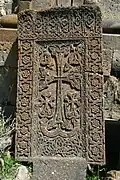 Khatchkar cross in Aghjots Vank
