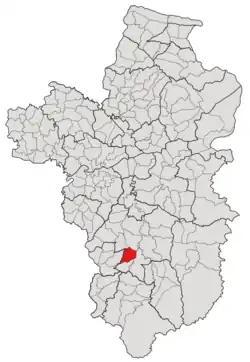 Subdistrict location in Ubon Ratchathani province