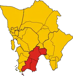 Location in Cambodia