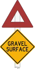 Gravel surface