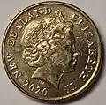 1 NZD coin Obverse