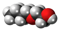2-Butoxyethanol molecule