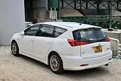 Pre-facelift Caldina 2.0 ZT (AZT241, Japanese-spec) in Hong Kong