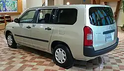 Toyota Probox Wagon; rear view (NCP58G)