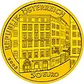 Gold, 50 euro, Wolfgang Amadeus Mozart (2006)