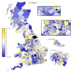 Liberal Democrat to Conservative swing