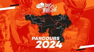 Ciruit of the 2024 Tour de Wallonie