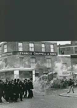 Clash on Lewisham High Street