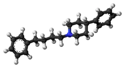 Ball-and-stick model of the 4-PPBP molecule