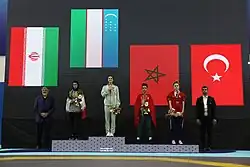 Women 62 kg Medal Ceremony