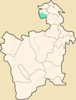 Location within Potosí Department