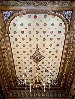 Ceiling from the Gheorghe Petrașcu House (Piața Romană nr. 5), Bucharest, by Spiru Cegăneanu, 1912[76]