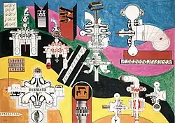 Adolf Hoffmeister, Nervousness and erotic tension between hydraulic human-machines, 1967