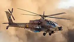 A AH-64A Apache Peten of 190 Squadron "Magic Touch" during an exercise in December 2023