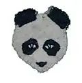 Giant panda head