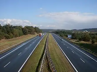 A4 near Zalas, opened in 1983