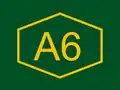 A6 Motorway shield}}