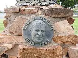 Ogilvie's bronze, at Bourke (2021).