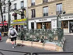 Entrance at Rue Mathis