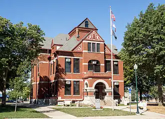 Adair County Courthouse, listed on National Register of Historic Places
