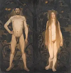 Adam and Eve, 1891