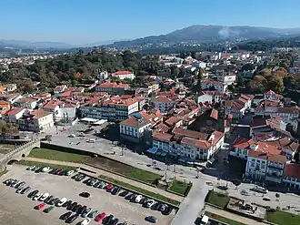 Aerial view of Ponte de Lima