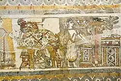 topping a tomb on the Hagia Triada sarcophagus
