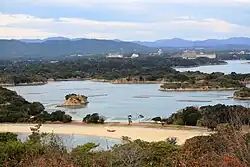 Jirōrokurō Beach in Ago Bay, Shima