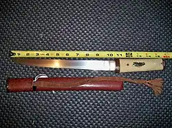 Edo period tantō with an aikuchi mounting