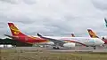 BrandHK printed on a Hong Kong Airlines Airbus A330