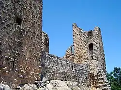 Castle walls from outside