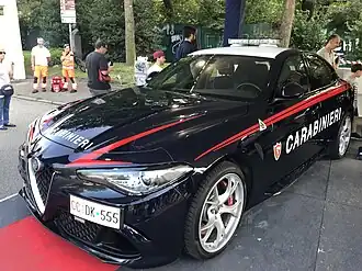 Carabinieri Alfa Romeo Giulia