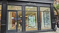 Exterior of a Manhattan Allbirds