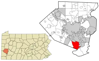 Location in Allegheny County and the U.S. state of Pennsylvania.