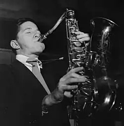 Allen Eager at the Arcadia Ballroom, New York, c. May 1947 Photography by William P. Gottlieb