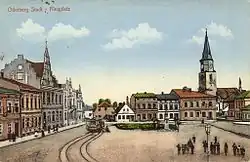 Town square in 1913