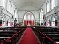 Altar and nave of St. Joseph's Catholic Church Singapore