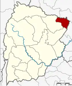District location in Chaiyaphum province