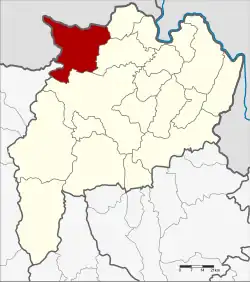 District location in Chiang Rai province